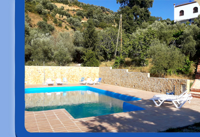 Hotel rural con piscina grande en Chaouen