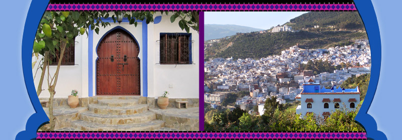 Karten von Chefchaouen und Norten von Marokko - Casa Linda